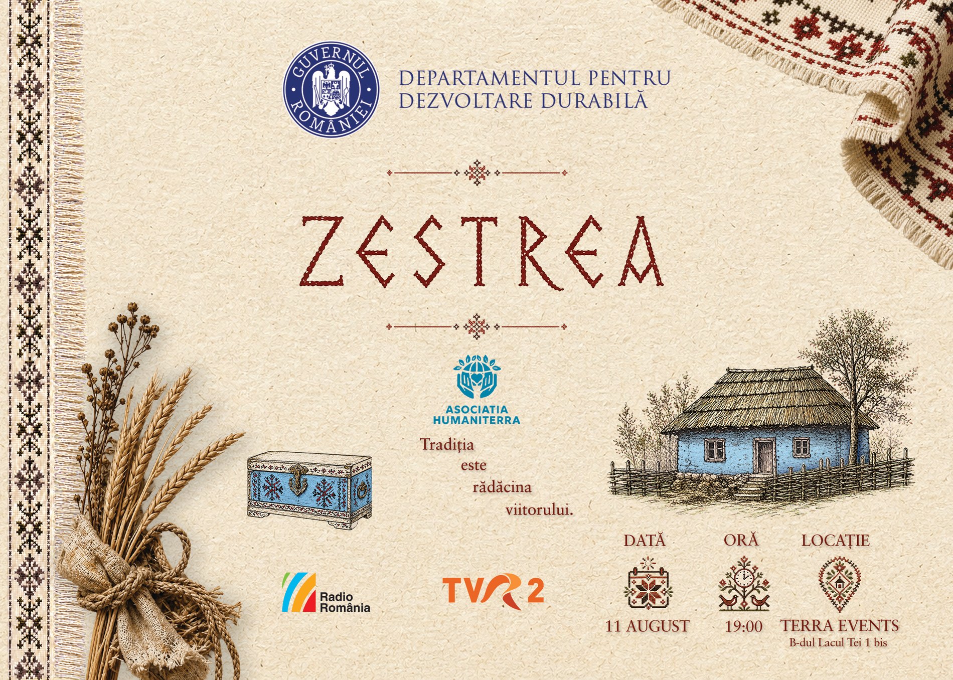 Invitația Zestrea – fața